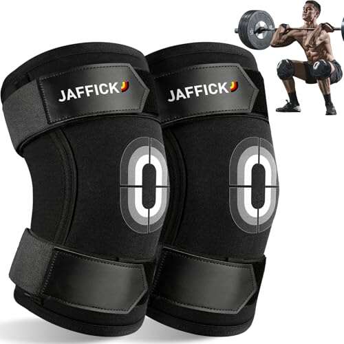 Jaffick Knee Sleeves (1 Pair),Double Layer Compression 7MM...