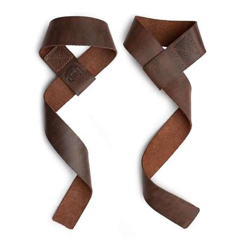 Hide & Drink, Set of 2 Lifting Straps Leather Gym