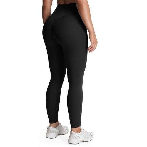 Aoxjox High Waisted Workout Leggings for Women Tummy...