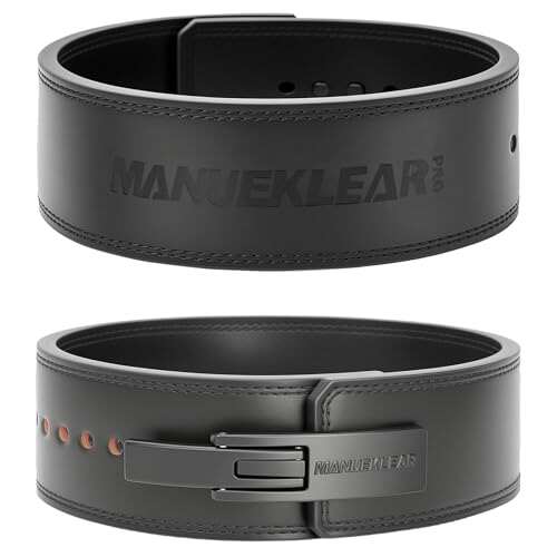 MANUEKLEAR 10mm Thick & 4inch Wide Weight Lifting Lever Belt