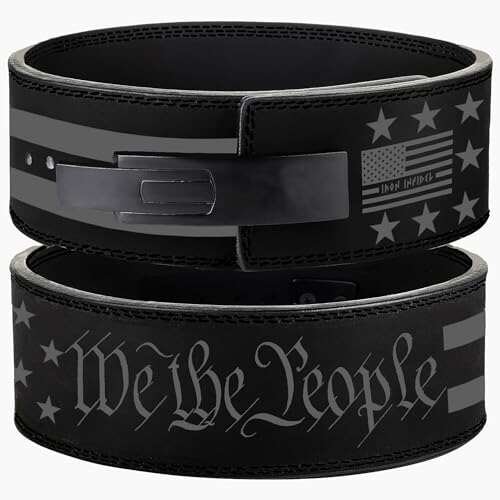 Weight Lifting Belt - Lever Gym Belt 10mm Leather...