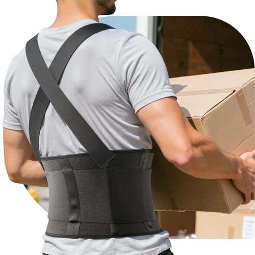 SOLOEVER Work Back Brace for Men & Women Support