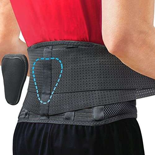 Sparthos Back Brace for Lower Back Pain Relief Support.