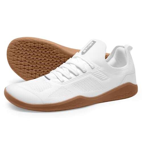 AIRHAS Men's Barefoot Shoes Zero Drop Anatomical Toe Box...