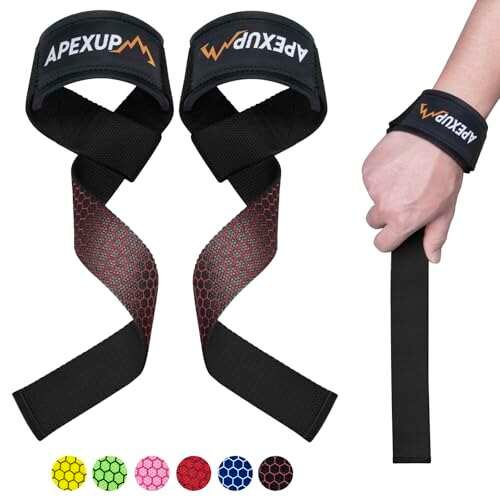 APEXUP Weight Lifting Straps for Weightlifting, Lifting...