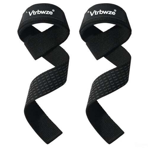 Vtrbwze Gym Lifting Straps for Weightlifting & Deadlifts...