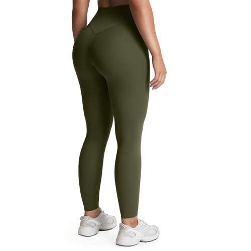 Aoxjox High Waisted Workout Leggings for Women Soft Tummy...