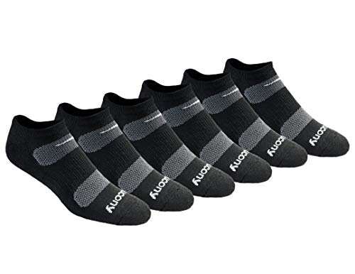 Saucony mens Multi-pack Mesh Ventilating Comfort Fit...