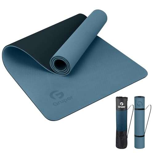 Yoga Mat Non Slip, Eco Friendly Fitness Mat Carrying Strap