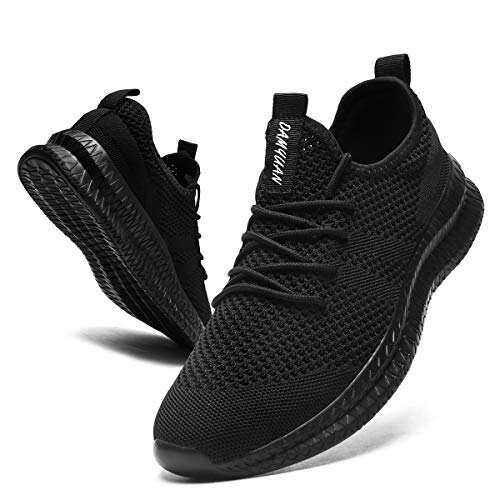 GLYGML Men's Walking Running Shoes Slip On Athletic Non-Slip