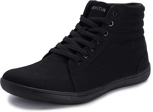 WHITIN Men's Wide Mid Ankle Top Barefoot Zero Drop Shoes