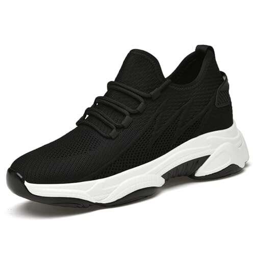 BKmyth Men's Elevator Sneakers 3 inch Hidden Height...