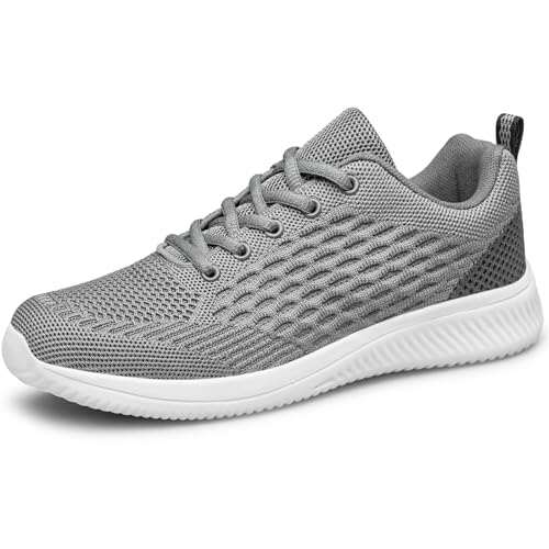 AMANSSE Men's Lightweight Walking Shoes – Breathable...