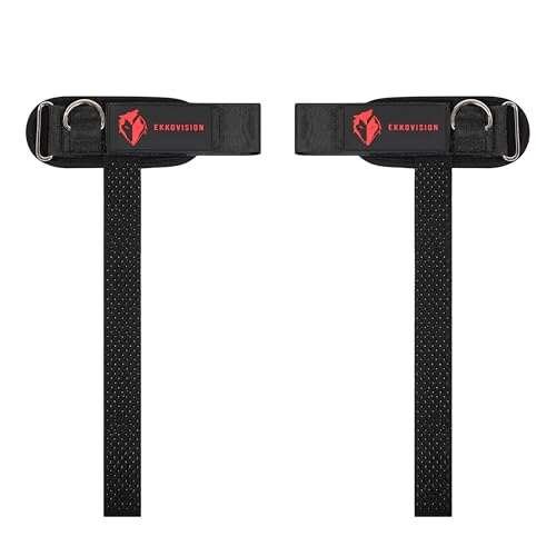 Ekkovision Weight Lifting Straps With Cuffed D Ring PHASE3