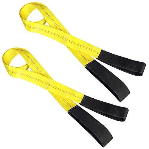 Lift Sling Straps, JCHL 6.5'X2 Heavy Duty 13,000lb Nylon