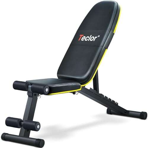 Teclor Weight Bench, Adjustable Strength Training Bench,...