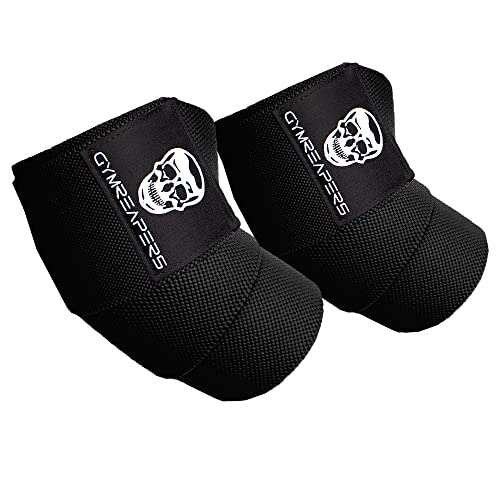 Gymreapers Weightlifting Elbow Wraps (1 Pair) - Support...