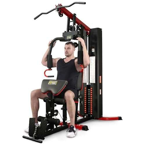Fitvids Multifunctional Home Gym Equipment with 160 lbs...