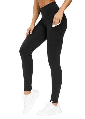 THE GYM PEOPLE Thick High Waist Yoga Tummy Leggings