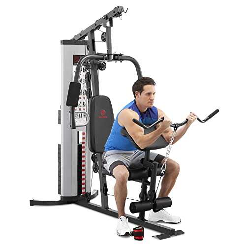 Marcy MWM-988 Multifunction Steel Home Gym 150lb Weight...