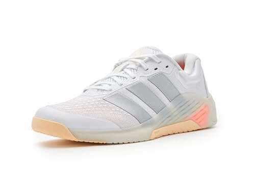 adidas Women's Dropset 4 Power Trainer W, White/Silver...