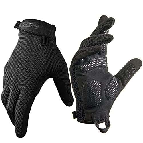 FREETOO Full-Finger Workout Gloves for Men, Padded...