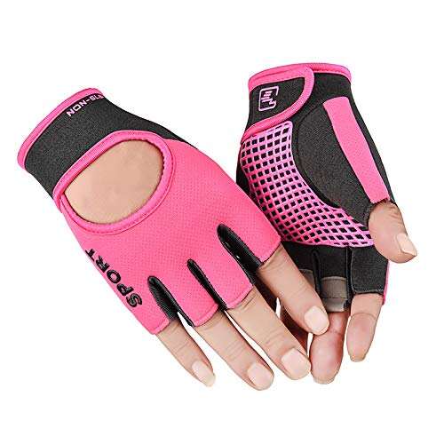 HinyBoeh Workout-Gloves for Men & Women - Gym Non-Slip...