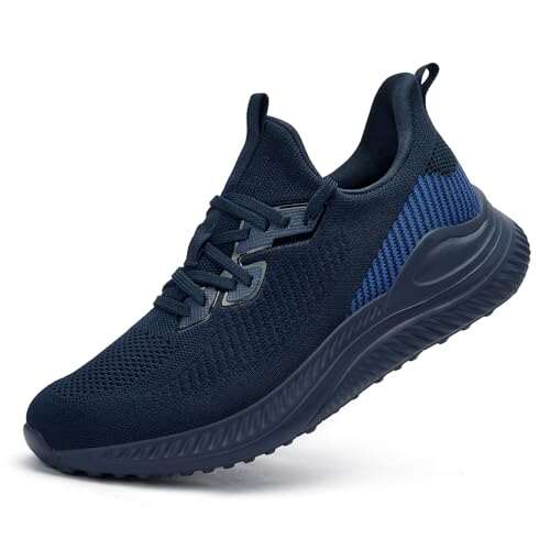 Slow Man Wide Width Mens Walking Sneakers Slip-on...