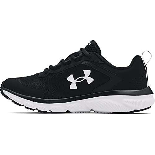 Under Armour Womens Charged Assert 9 Running Shoe Black Wide
