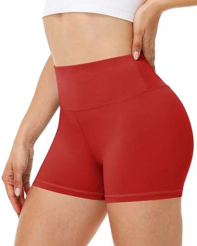 Runhit Spandex Shorts Women Biker Workout Gym Tummy Control