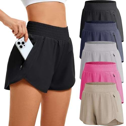 CE' CERDR Women's Athletic Workout Short High Waisted with...