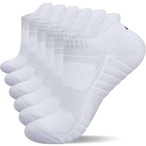 Lapulas Athletic Ankle Socks, Low Cut Cushioned Running...