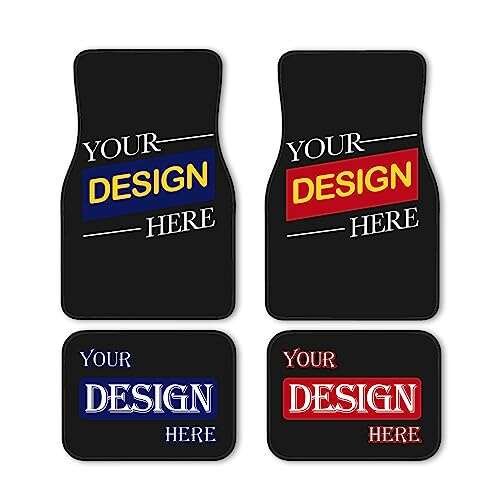 Custom Car Floor Mat Personalized Fit Car Mats Image Text