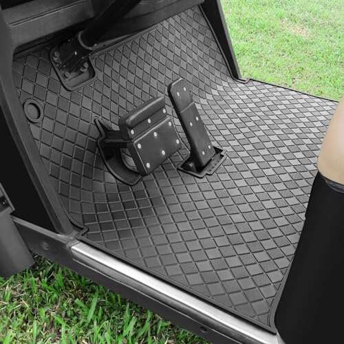Cartalia Golf Cart Floor Liner Mat 8mm Rubber EZGO TXT