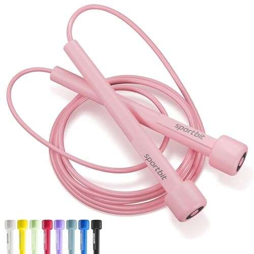 SPORTBIT Adjustable Jump Rope for Fitness and Exercise