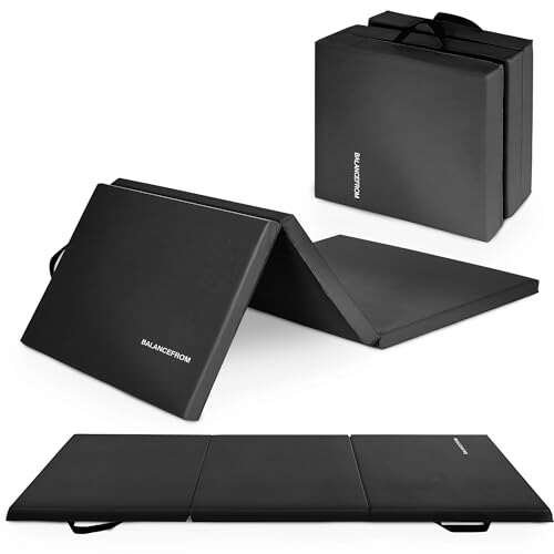 BalanceFrom 6x2 Feet 3-Panel Folding Gymnastics Mat 2-Inch...