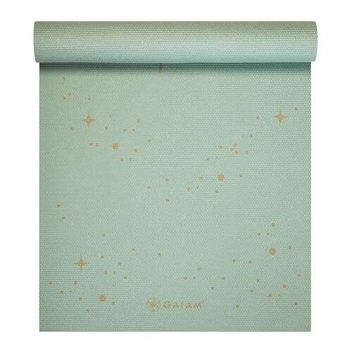 Gaiam Yoga Mat - Premium 6mm Print Thick Non-Slip