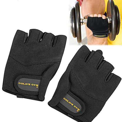 Gold's Gym Weight Lifting Gloves, Black, Medium/Large