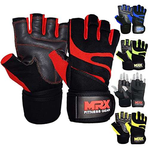 MRX Weightlifting Gloves for Men - Wrist Support