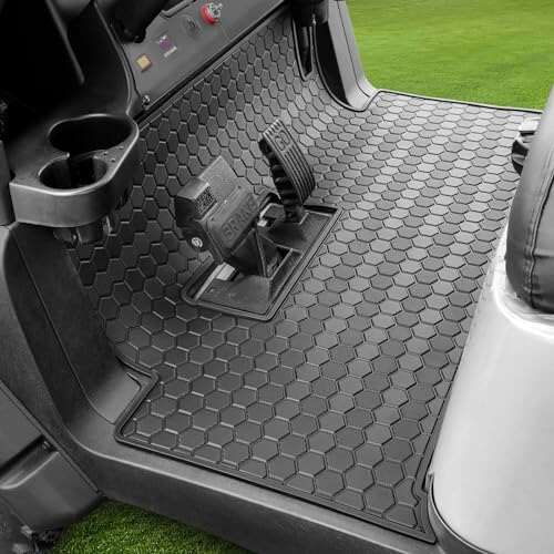 LEAPGOMAX Club Car Precedent Floor Mat, Full Coverage Black...
