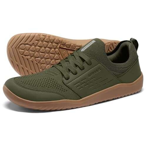 AIRHAS Mens Barefoot Shoes with Wide Toe Box Zero Drop