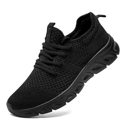 IQYNAM Running Shoes for Men Women Tennis Athletic Slip-on