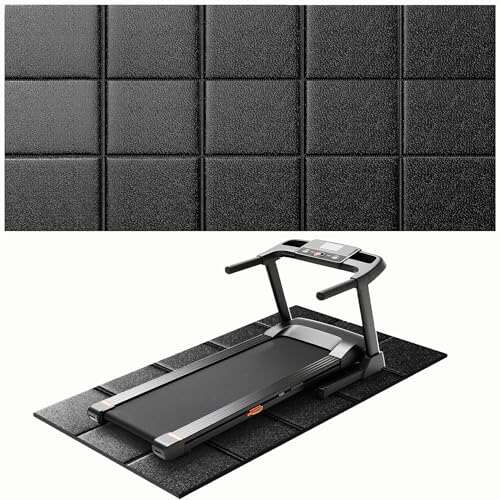 Treadmill Mat for Carpet &Hardwood Floors 79x39, Non-Slip,...