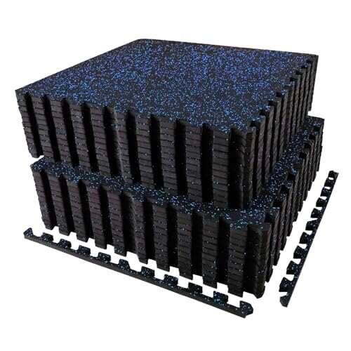 AIRHOP 0.56in Thick 96 Sq Ft Exercise Interlocking Mats