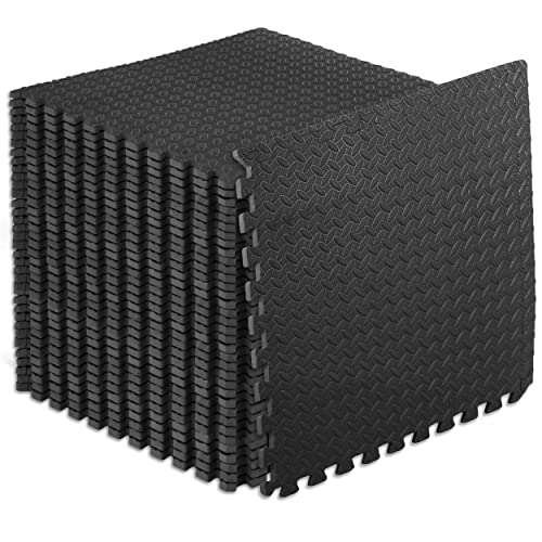 ProsourceFit Exercise Puzzle Mat ½-inch, EVA Interlocking...
