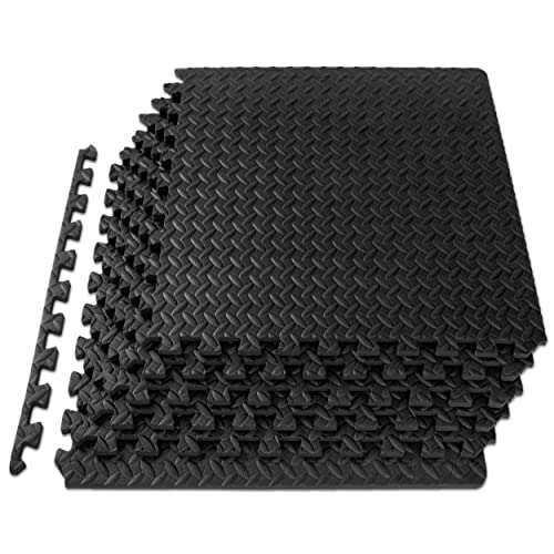 ProsourceFit Exercise Puzzle Mat ½-inch, EVA Interlocking...