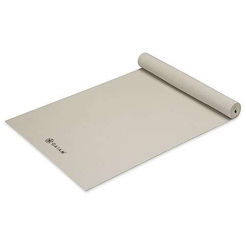 Gaiam Yoga Mat Premium Solid Color Non Slip Exercise