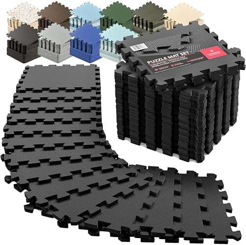 bemaxx Gym Mats Set - 18 pcs Interlocking Foam Tiles