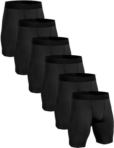 HovSiyla 6 Pack Compression Shorts Men Performance Athletic...