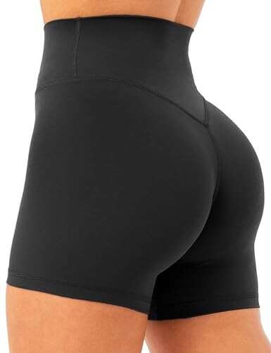 Unthewe Women's Workout Gym Biker Shorts High Waisted Tummy...